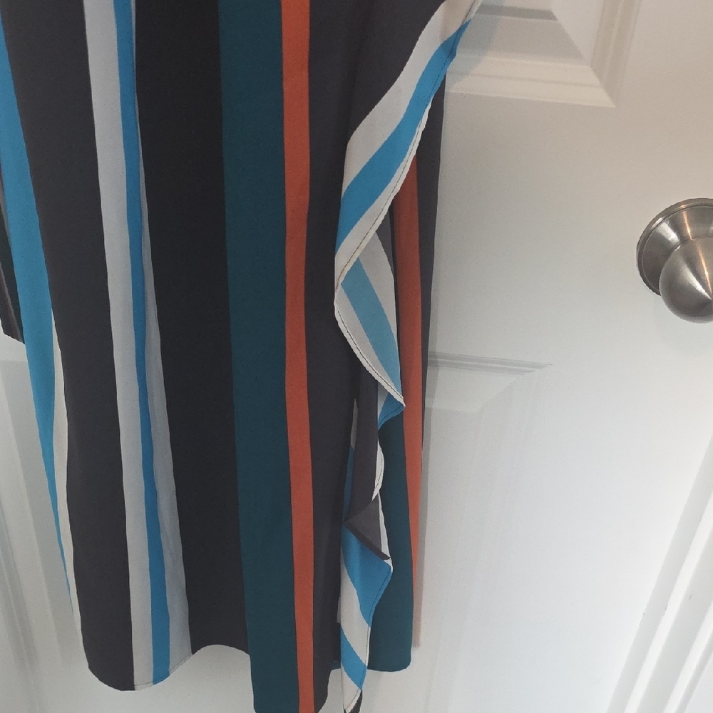 LOFT Multi-colored Striped Dress - Picture 7 of 7